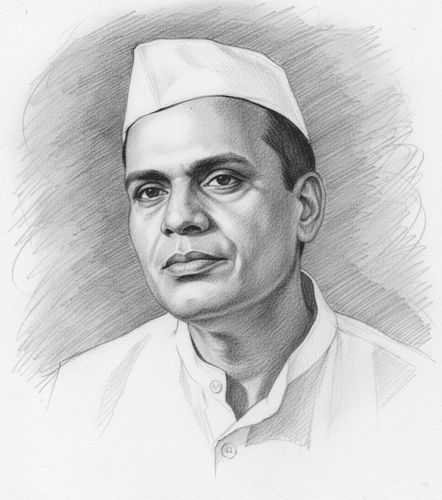 Portrait of Sane Guruji